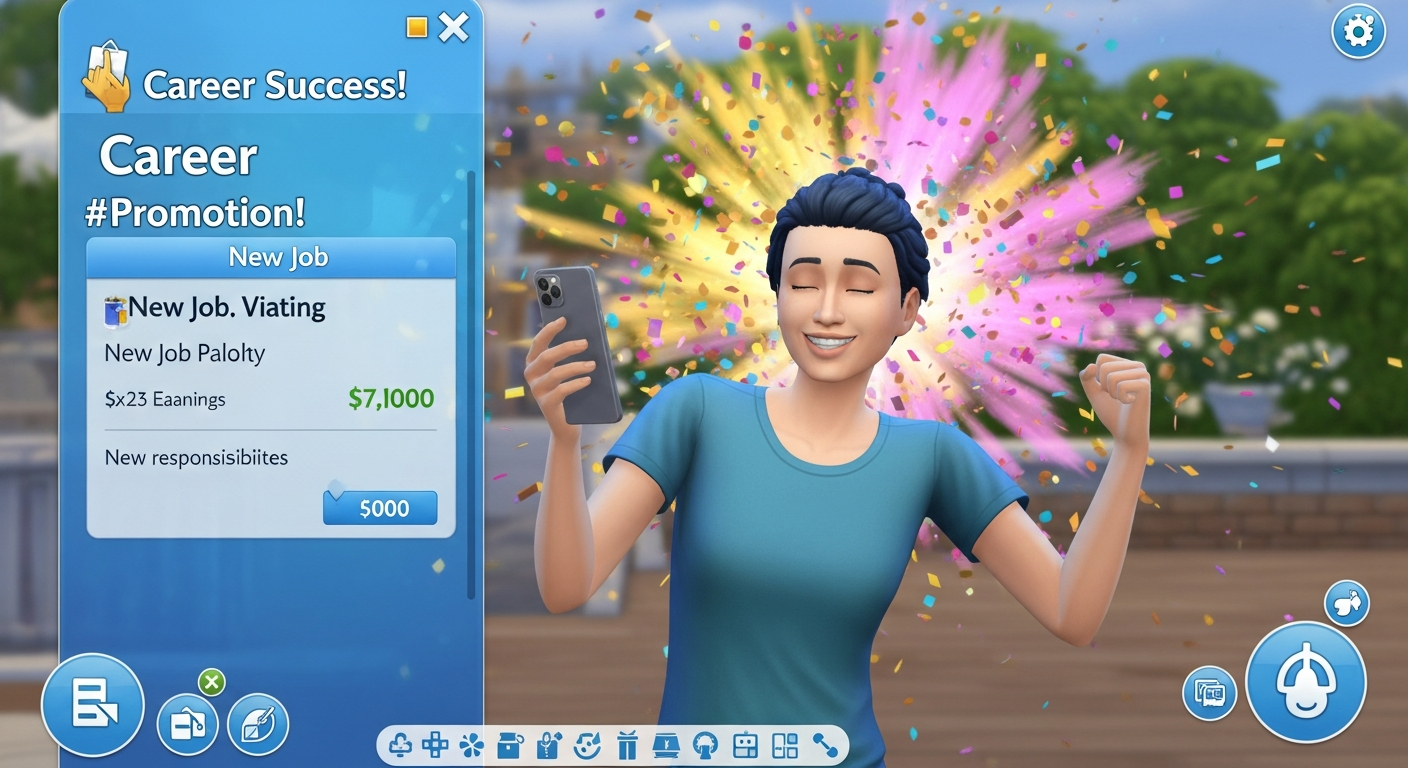 Alle Karriere-Cheats in Die Sims 4