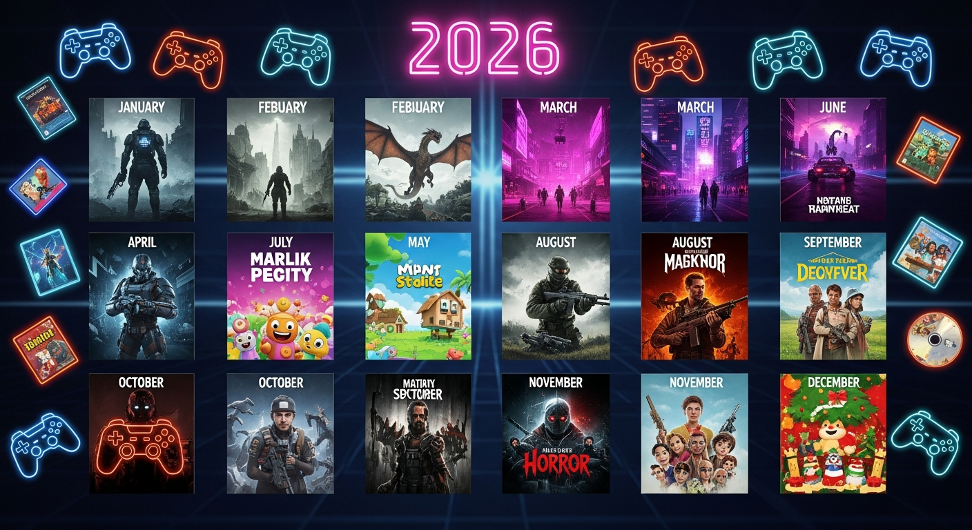 Alle Videospiele 2026: Kompletter Release-Kalender