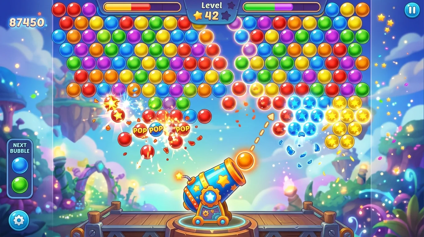 Bubble Shooter 3 kostenlos spielen: Anleitung, Regeln und Plattformen
