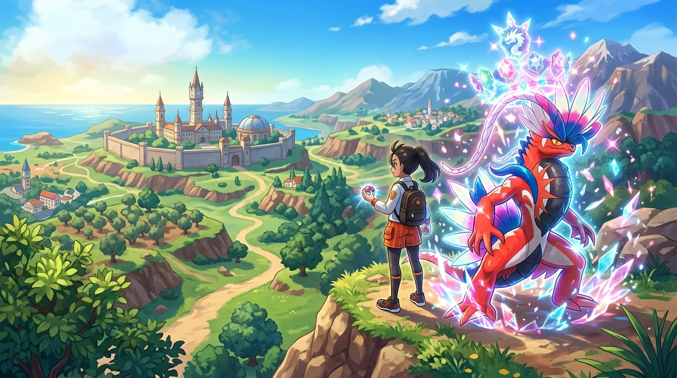 Pokémon Karmesin und Purpur: Region Paldea, Unterschiede und Inhalte im Überblick