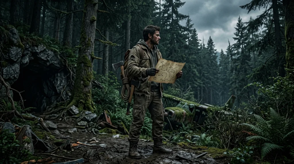 The Forest Karte: Fundort, Höhlen und interaktive Online-Karten